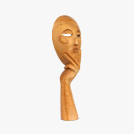Roman Female Head Sculpture